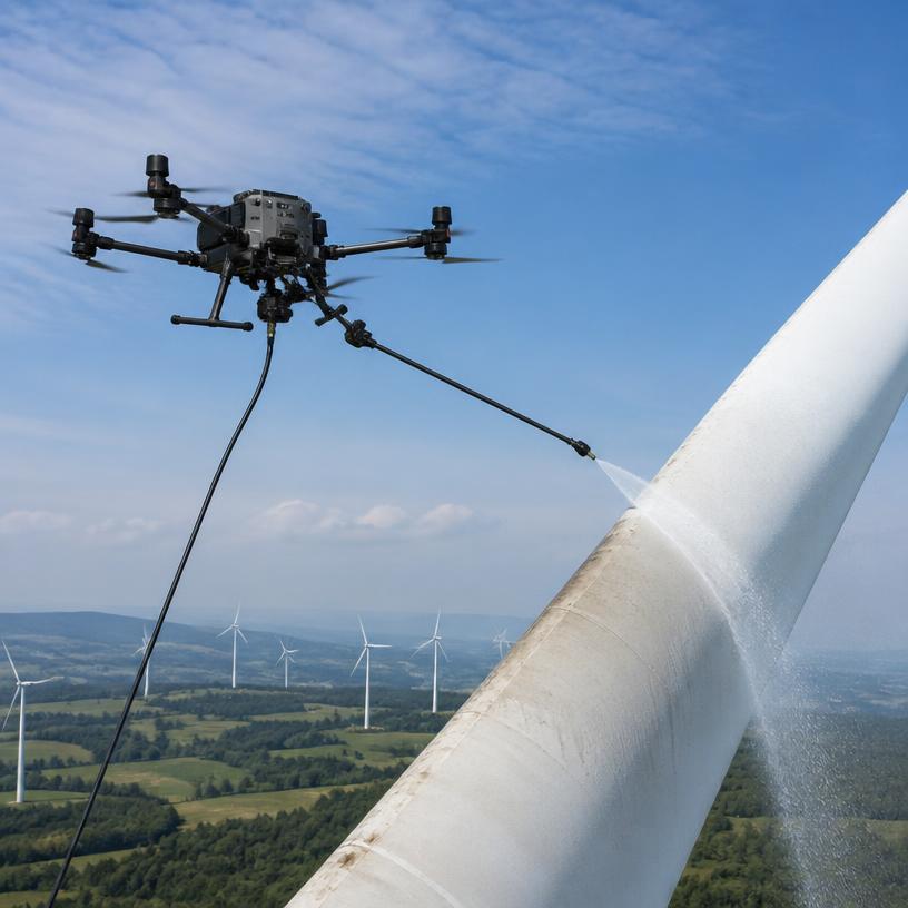 Wind Turbine Cleaning